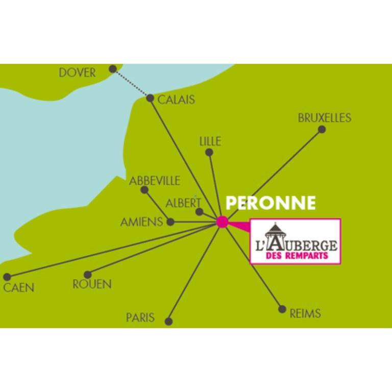 Auberge Des Remparts Péronne エクステリア 写真